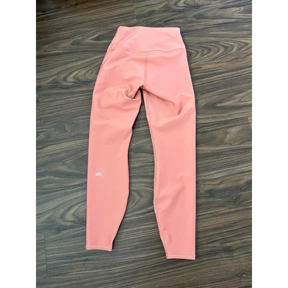Alo Yoga Airlift High‎ Waist Leggings Coral Pink XS W5512R